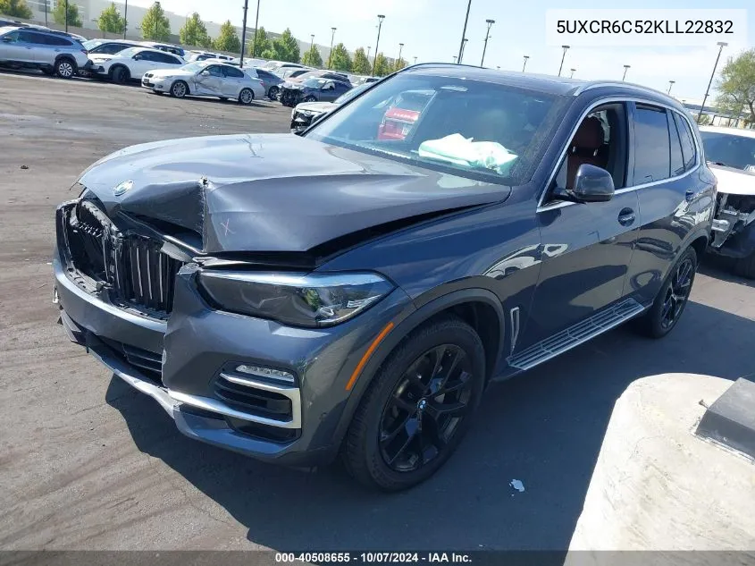 2019 BMW X5 xDrive40I VIN: 5UXCR6C52KLL22832 Lot: 40508655