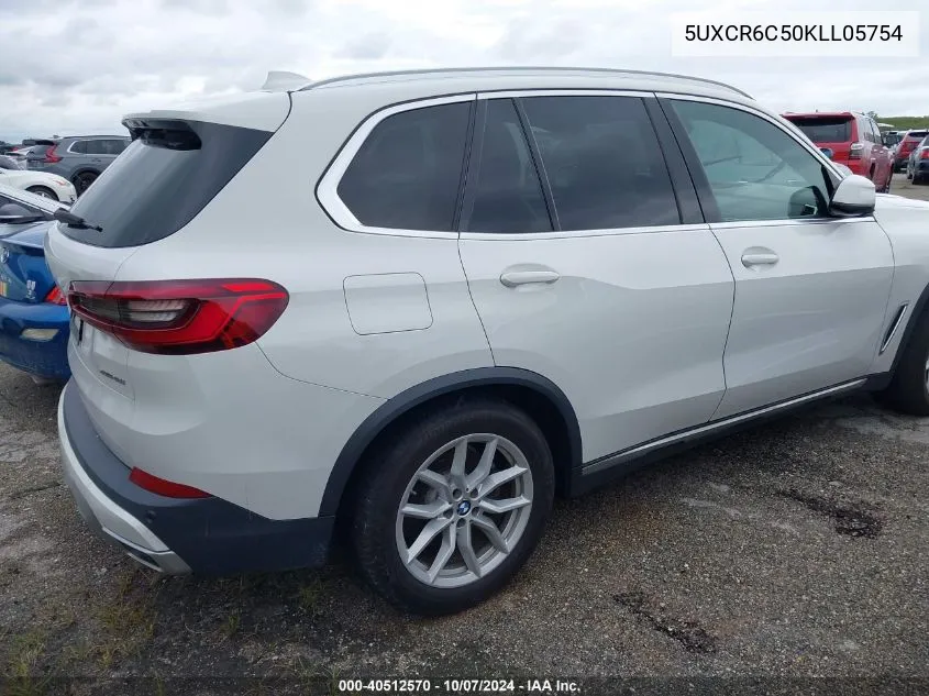 2019 BMW X5 xDrive40I VIN: 5UXCR6C50KLL05754 Lot: 40512570