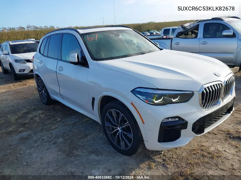 5UXCR6C53KLK82678 2019 BMW X5 xDrive40I