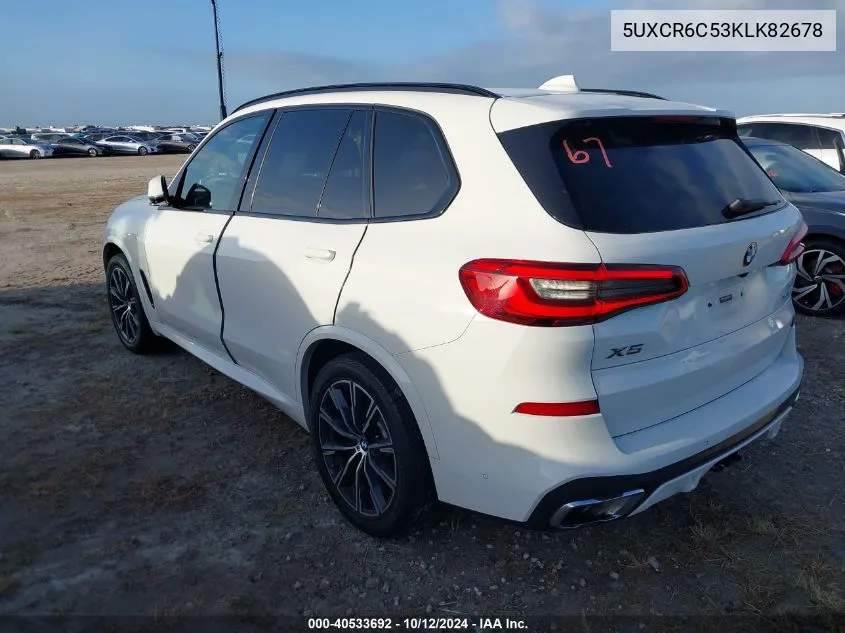 5UXCR6C53KLK82678 2019 BMW X5 xDrive40I