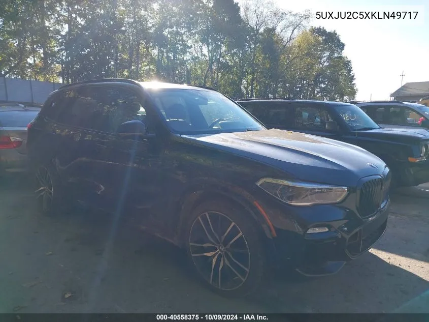 2019 BMW X5 xDrive50I VIN: 5UXJU2C5XKLN49717 Lot: 40558375