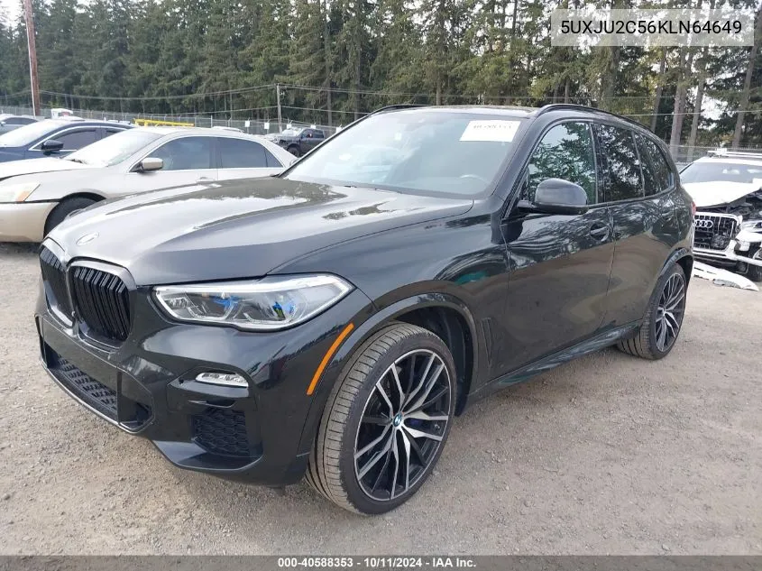 2019 BMW X5 xDrive50I VIN: 5UXJU2C56KLN64649 Lot: 40588353