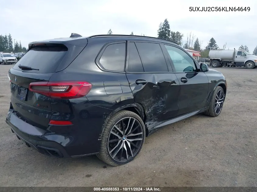 2019 BMW X5 xDrive50I VIN: 5UXJU2C56KLN64649 Lot: 40588353