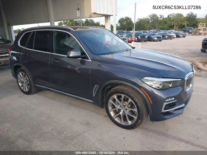 2019 BMW X5 xDrive40I VIN: 5UXCR6C53KLL07286 Lot: 40613055