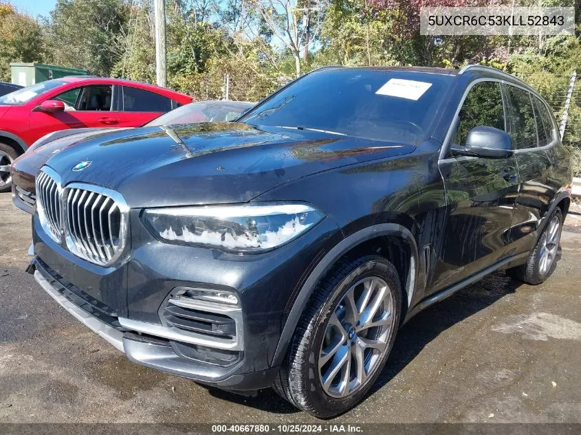 2019 BMW X5 xDrive40I VIN: 5UXCR6C53KLL52843 Lot: 40667880