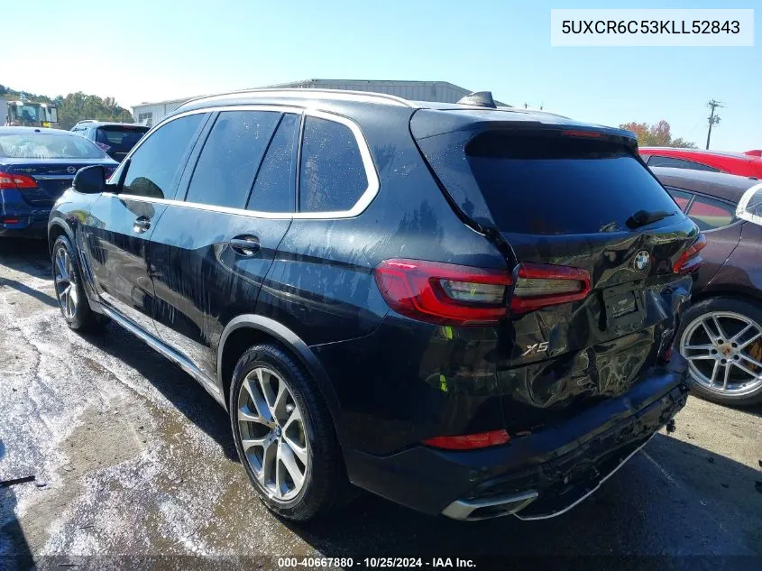 2019 BMW X5 xDrive40I VIN: 5UXCR6C53KLL52843 Lot: 40667880