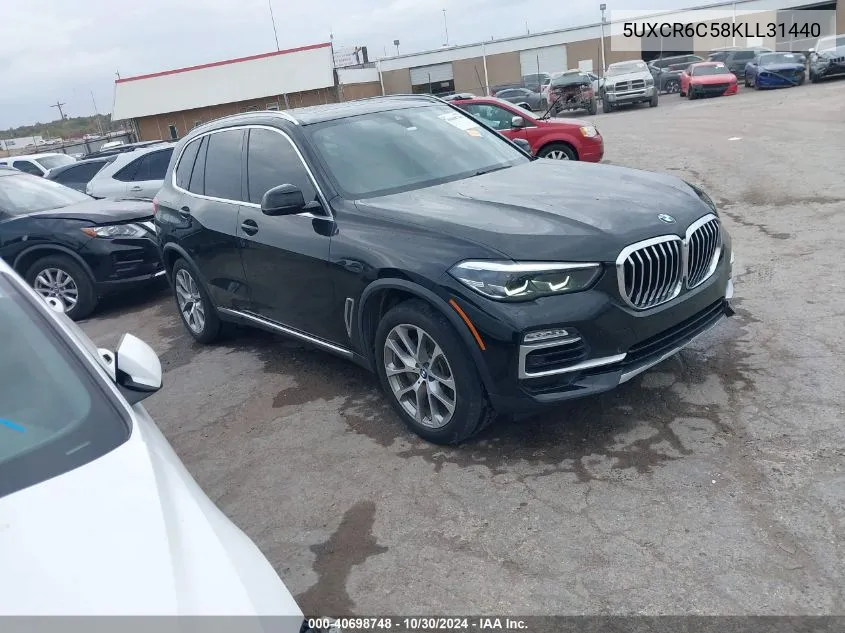 2019 BMW X5 xDrive40I VIN: 5UXCR6C58KLL31440 Lot: 40698748