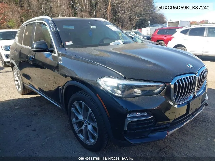 2019 BMW X5 xDrive40I VIN: 5UXCR6C59KLK87240 Lot: 40713766