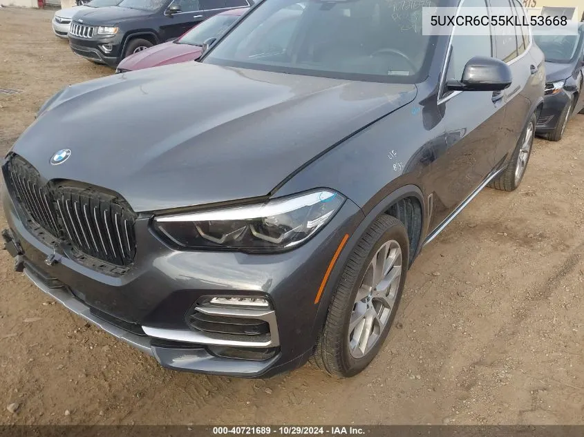 2019 BMW X5 xDrive40I VIN: 5UXCR6C55KLL53668 Lot: 40721689