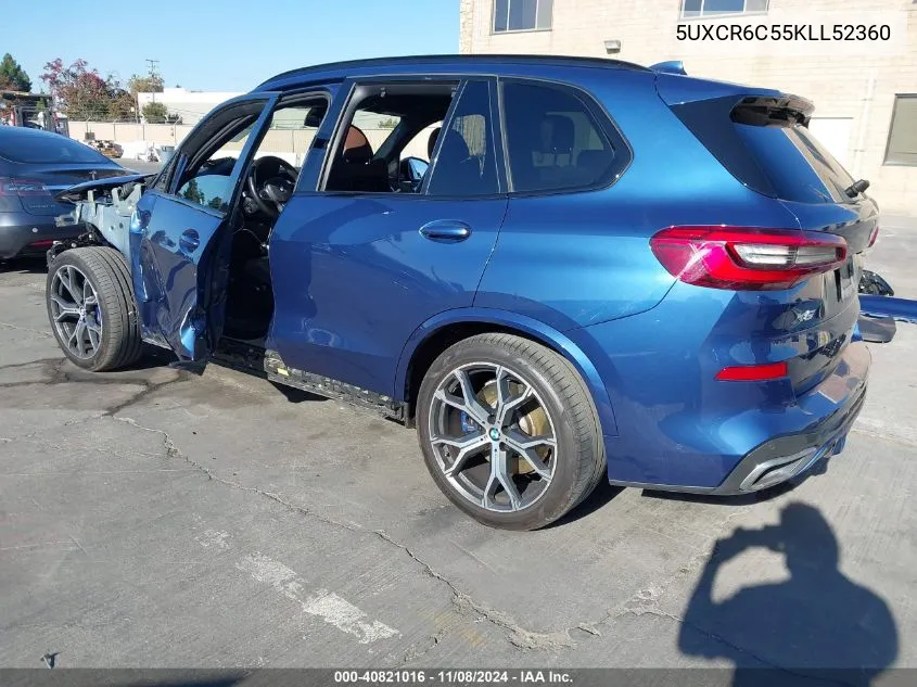 2019 BMW X5 xDrive40I VIN: 5UXCR6C55KLL52360 Lot: 40821016