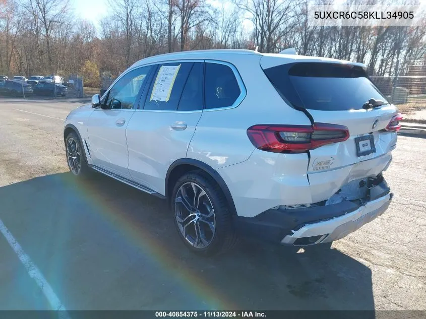 2019 BMW X5 xDrive40I VIN: 5UXCR6C58KLL34905 Lot: 40854375