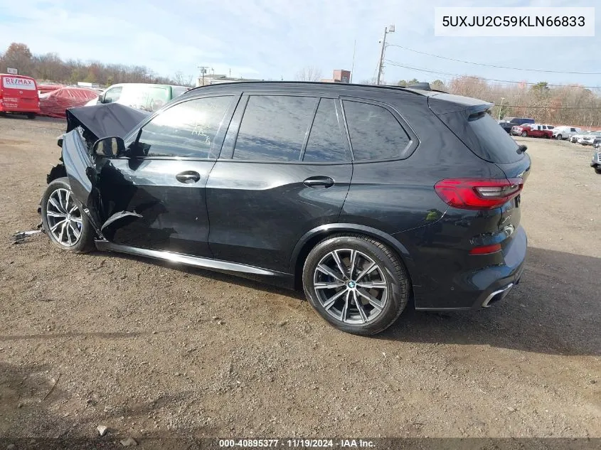 2019 BMW X5 xDrive50I VIN: 5UXJU2C59KLN66833 Lot: 40895377