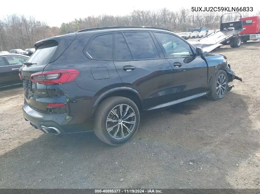 2019 BMW X5 xDrive50I VIN: 5UXJU2C59KLN66833 Lot: 40895377