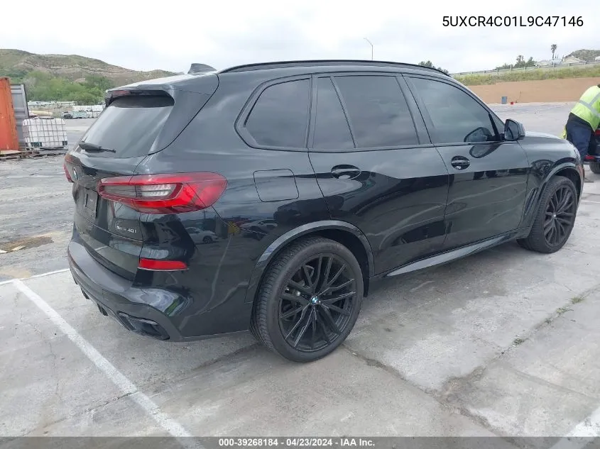 2020 BMW X5 Sdrive40I VIN: 5UXCR4C01L9C47146 Lot: 39268184