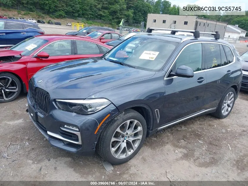 5UXCR6C03L9C55745 2020 BMW X5 xDrive40I