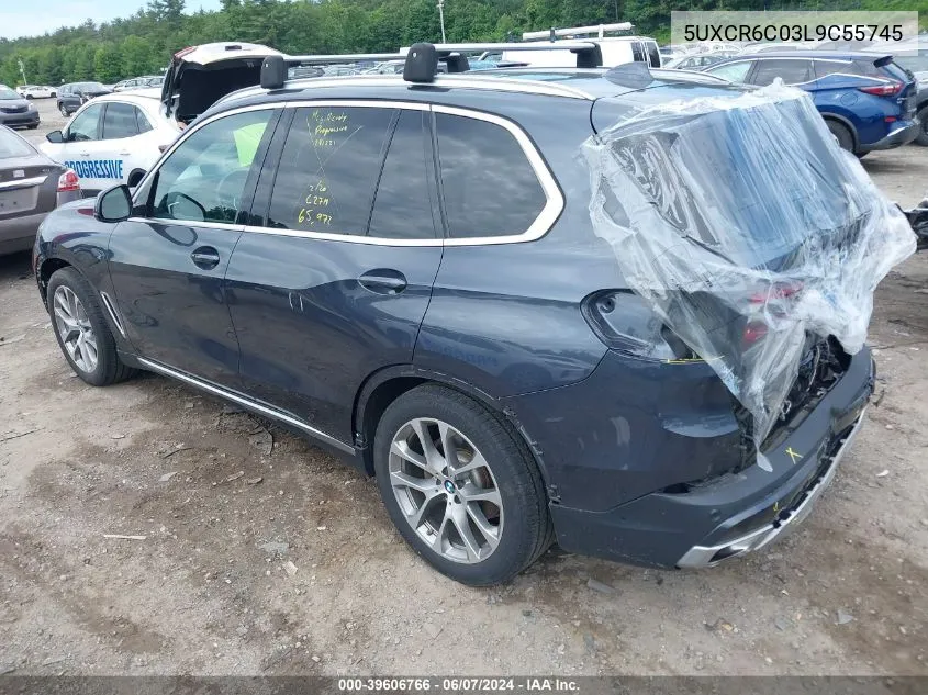 5UXCR6C03L9C55745 2020 BMW X5 xDrive40I