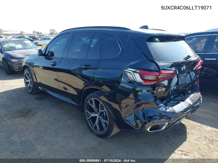 2020 BMW X5 Sdrive40I VIN: 5UXCR4C06LLT19071 Lot: 39906661