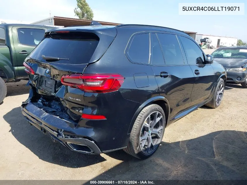 5UXCR4C06LLT19071 2020 BMW X5 Sdrive40I