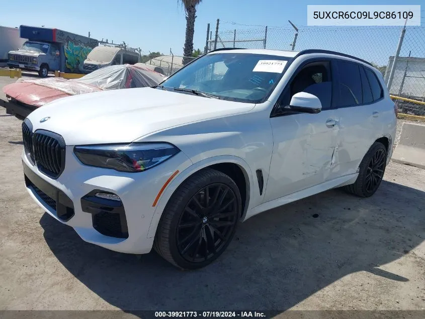 2020 BMW X5 xDrive40I VIN: 5UXCR6C09L9C86109 Lot: 39921773