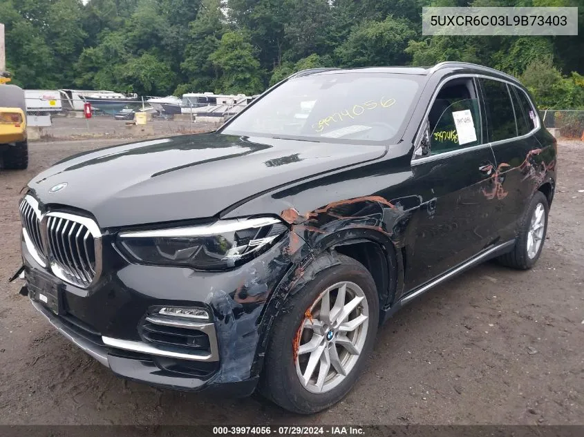 2020 BMW X5 xDrive40I VIN: 5UXCR6C03L9B73403 Lot: 39974056