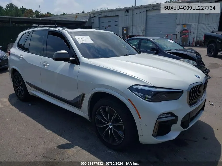 2020 BMW X5 M50I VIN: 5UXJU4C09LL227734 Lot: 39977532