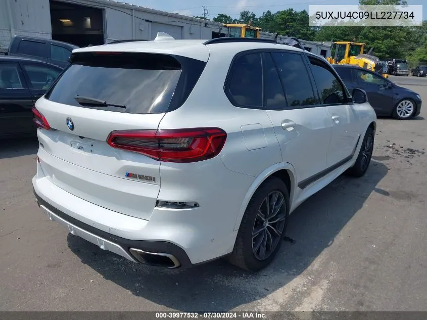 2020 BMW X5 M50I VIN: 5UXJU4C09LL227734 Lot: 39977532