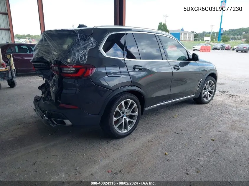 5UXCR6C03L9C77230 2020 BMW X5 xDrive40I