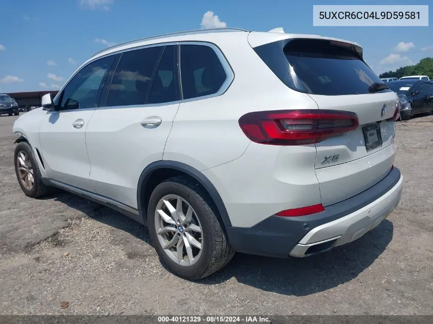 5UXCR6C04L9D59581 2020 BMW X5 xDrive40I