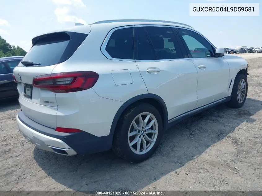 5UXCR6C04L9D59581 2020 BMW X5 xDrive40I