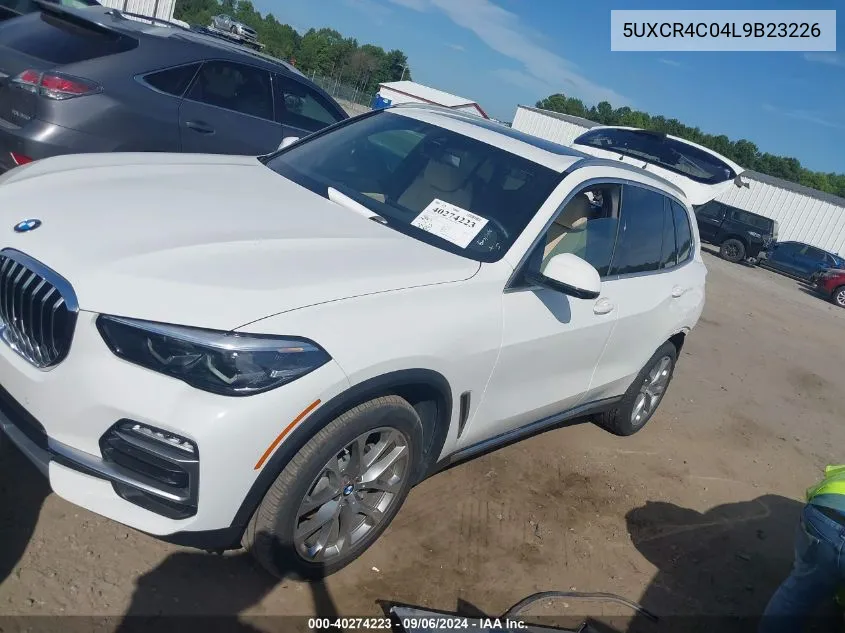 2020 BMW X5 Sdrive40I VIN: 5UXCR4C04L9B23226 Lot: 40274223