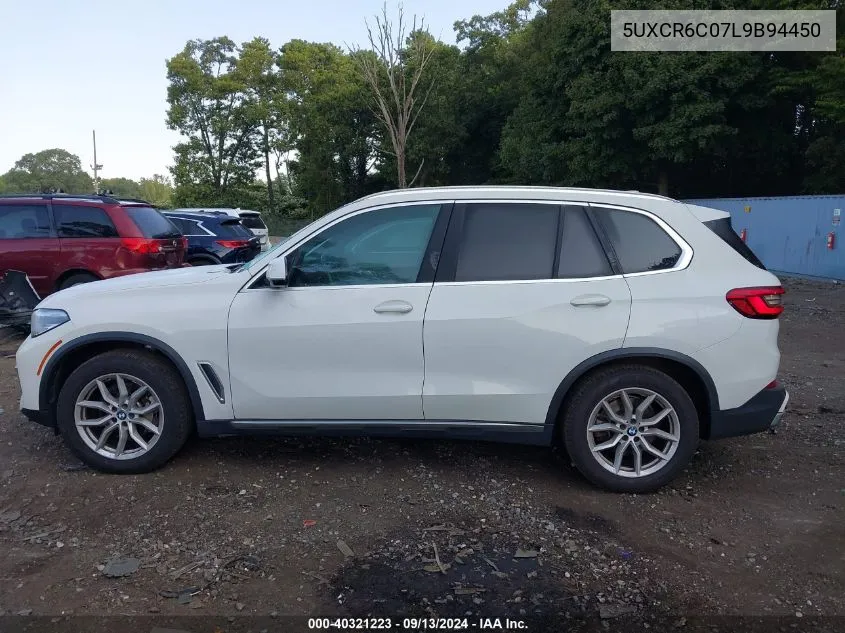 2020 BMW X5 xDrive40I VIN: 5UXCR6C07L9B94450 Lot: 40321223