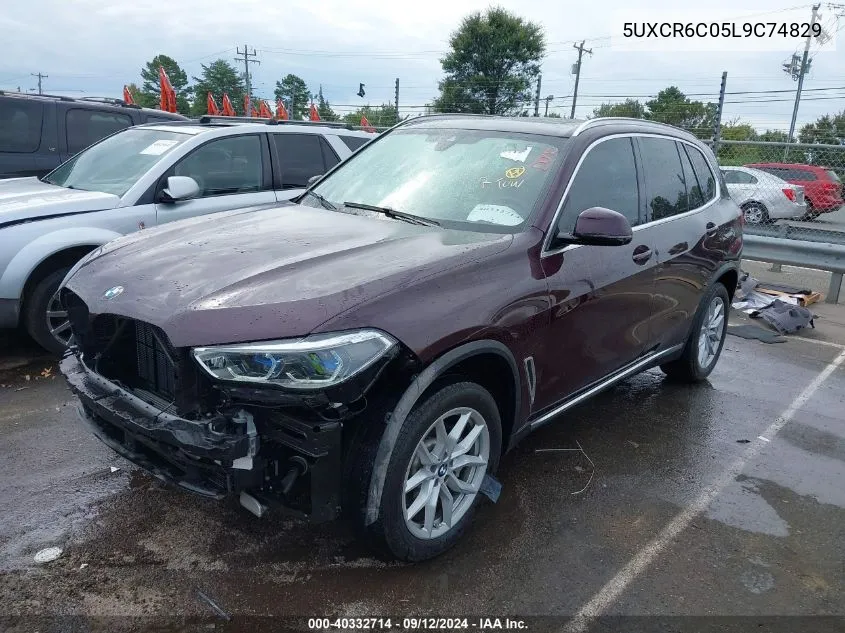 2020 BMW X5 xDrive40I VIN: 5UXCR6C05L9C74829 Lot: 40332714