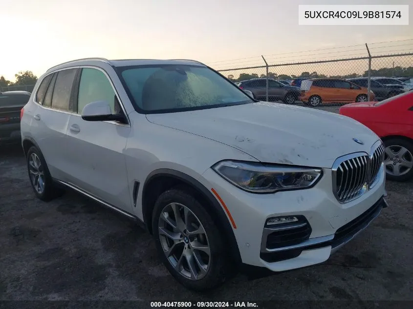 2020 BMW X5 Sdrive 40I VIN: 5UXCR4C09L9B81574 Lot: 40475900