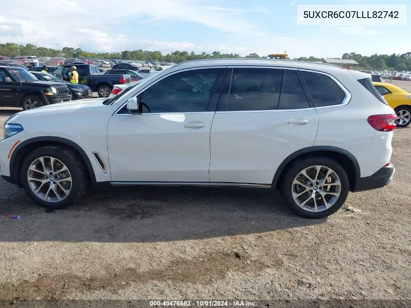 2020 BMW X5 xDrive40I VIN: 5UXCR6C07LLL82742 Lot: 40476682