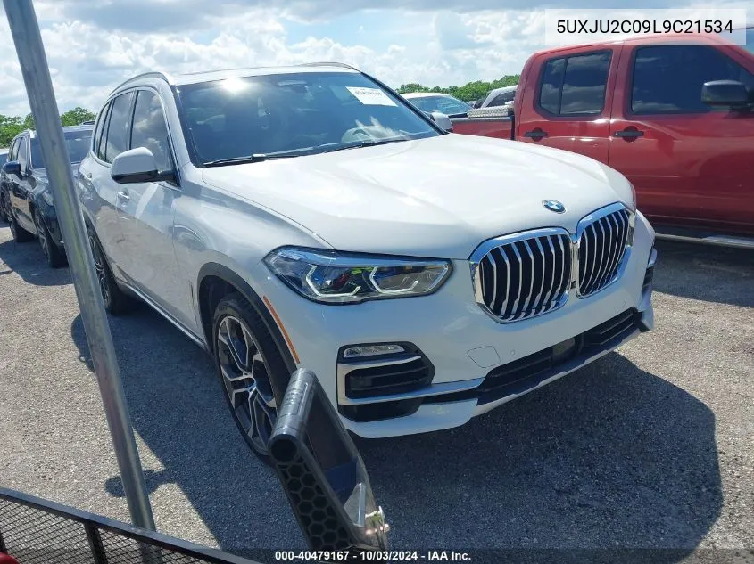 2020 BMW X5 xDrive50I VIN: 5UXJU2C09L9C21534 Lot: 40479167