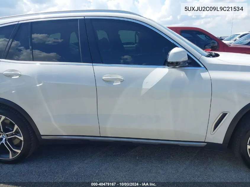 2020 BMW X5 xDrive50I VIN: 5UXJU2C09L9C21534 Lot: 40479167