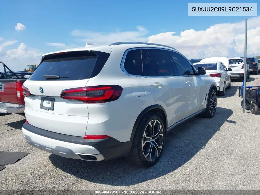 2020 BMW X5 xDrive50I VIN: 5UXJU2C09L9C21534 Lot: 40479167