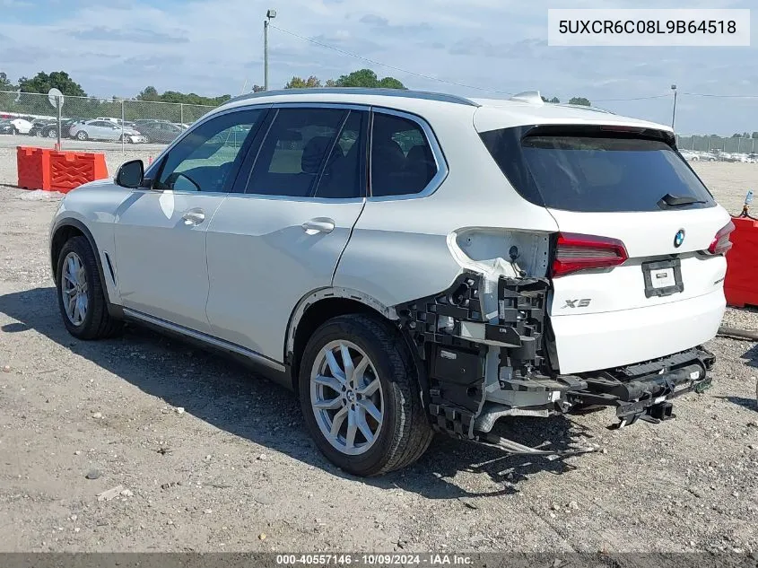 2020 BMW X5 xDrive40I VIN: 5UXCR6C08L9B64518 Lot: 40557146