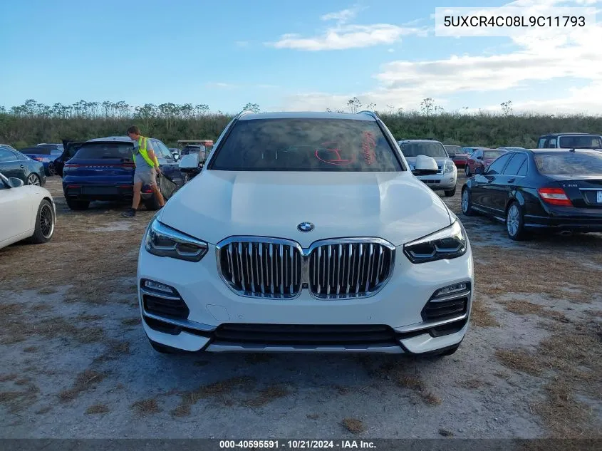 2020 BMW X5 Sdrive40I VIN: 5UXCR4C08L9C11793 Lot: 40595591