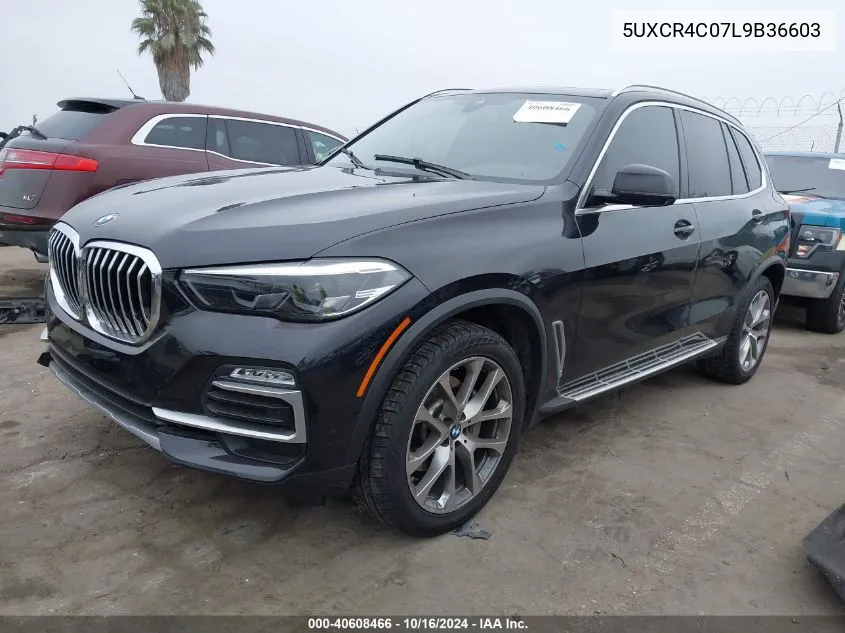 2020 BMW X5 Sdrive40I VIN: 5UXCR4C07L9B36603 Lot: 40608466