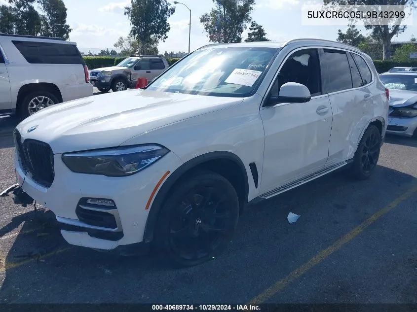 2020 BMW X5 xDrive40I VIN: 5UXCR6C05L9B43299 Lot: 40689734