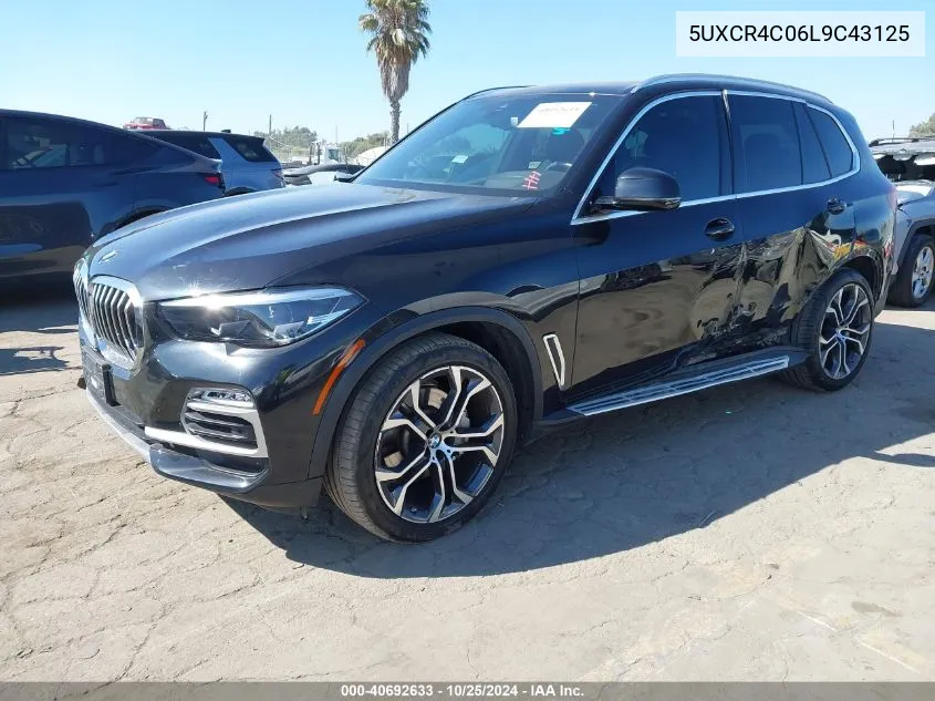 2020 BMW X5 Sdrive40I VIN: 5UXCR4C06L9C43125 Lot: 40692633