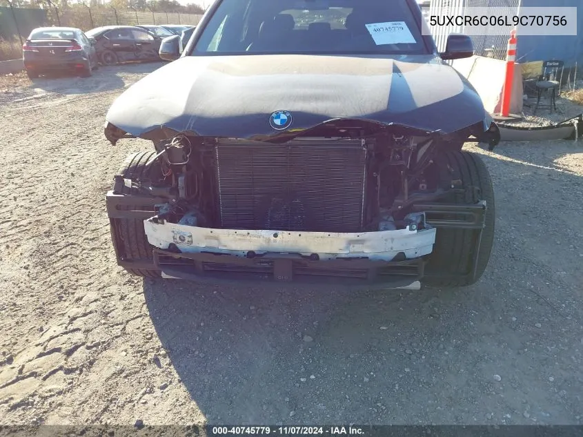 2020 BMW X5 xDrive40I VIN: 5UXCR6C06L9C70756 Lot: 40745779