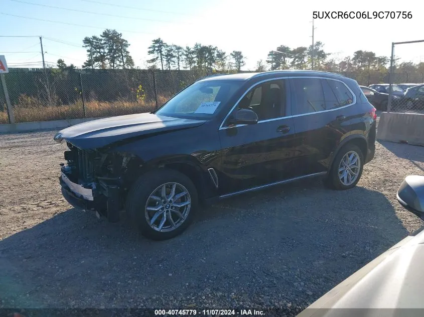 2020 BMW X5 xDrive40I VIN: 5UXCR6C06L9C70756 Lot: 40745779