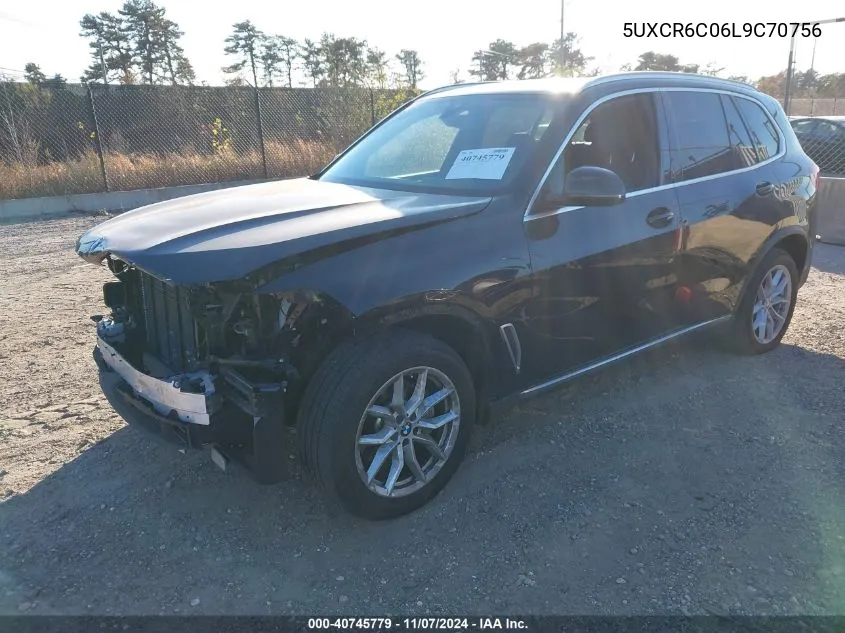 2020 BMW X5 xDrive40I VIN: 5UXCR6C06L9C70756 Lot: 40745779