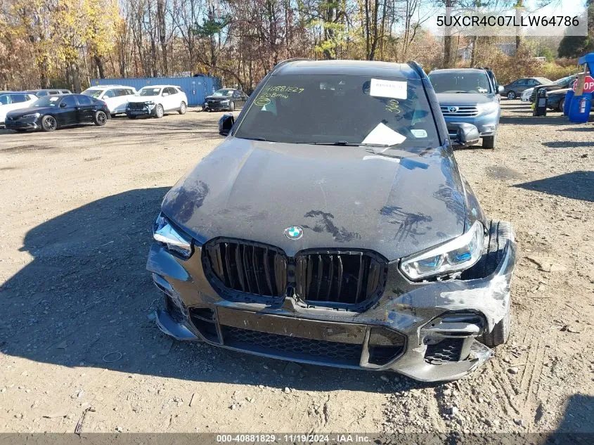 2020 BMW X5 Sdrive40I VIN: 5UXCR4C07LLW64786 Lot: 40881829