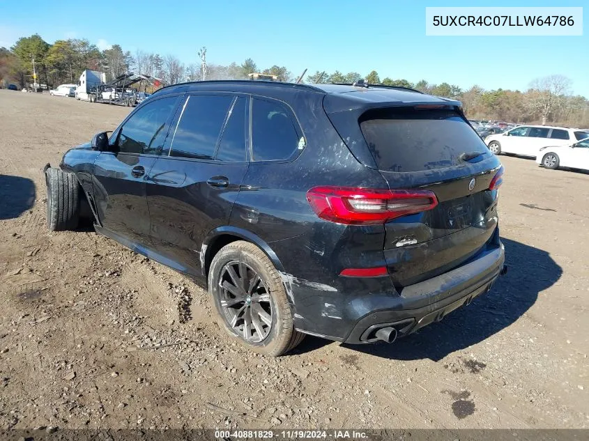 2020 BMW X5 Sdrive40I VIN: 5UXCR4C07LLW64786 Lot: 40881829