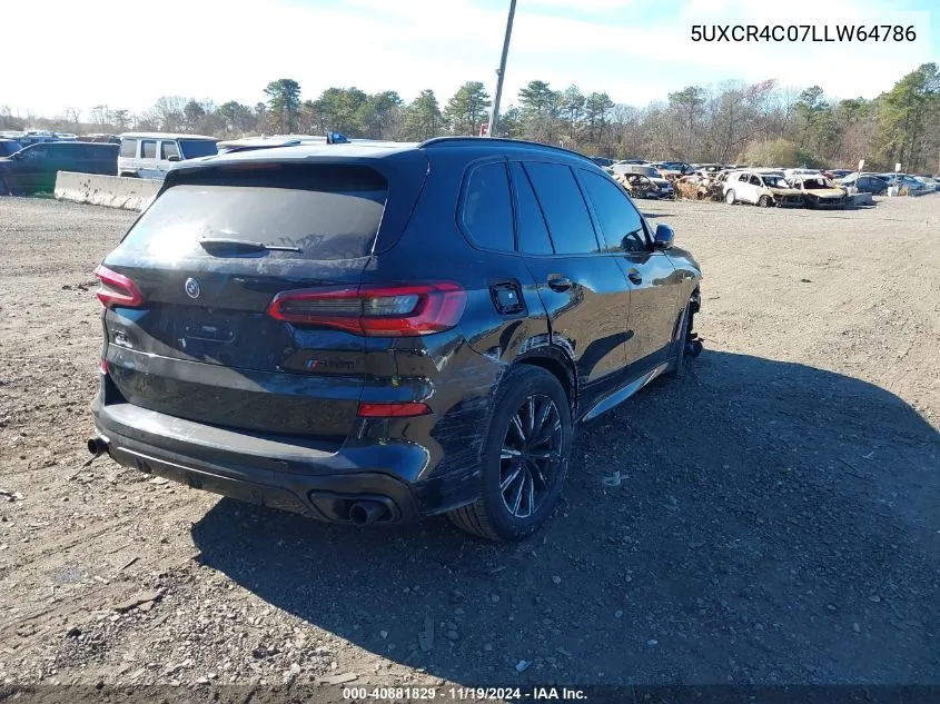 2020 BMW X5 Sdrive40I VIN: 5UXCR4C07LLW64786 Lot: 40881829