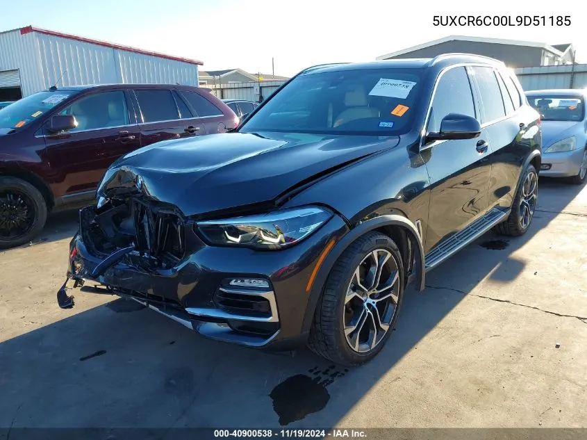 2020 BMW X5 xDrive40I VIN: 5UXCR6C00L9D51185 Lot: 40900538