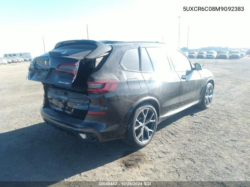 2021 BMW X5 xDrive40I VIN: 5UXCR6C08M9G92383 Lot: 30048442